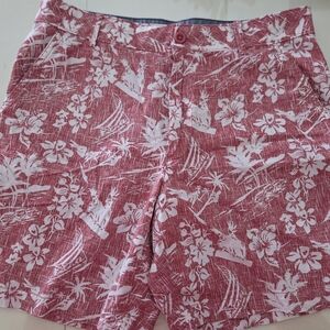 Izod Saltwater Tropical Shorts, 32
